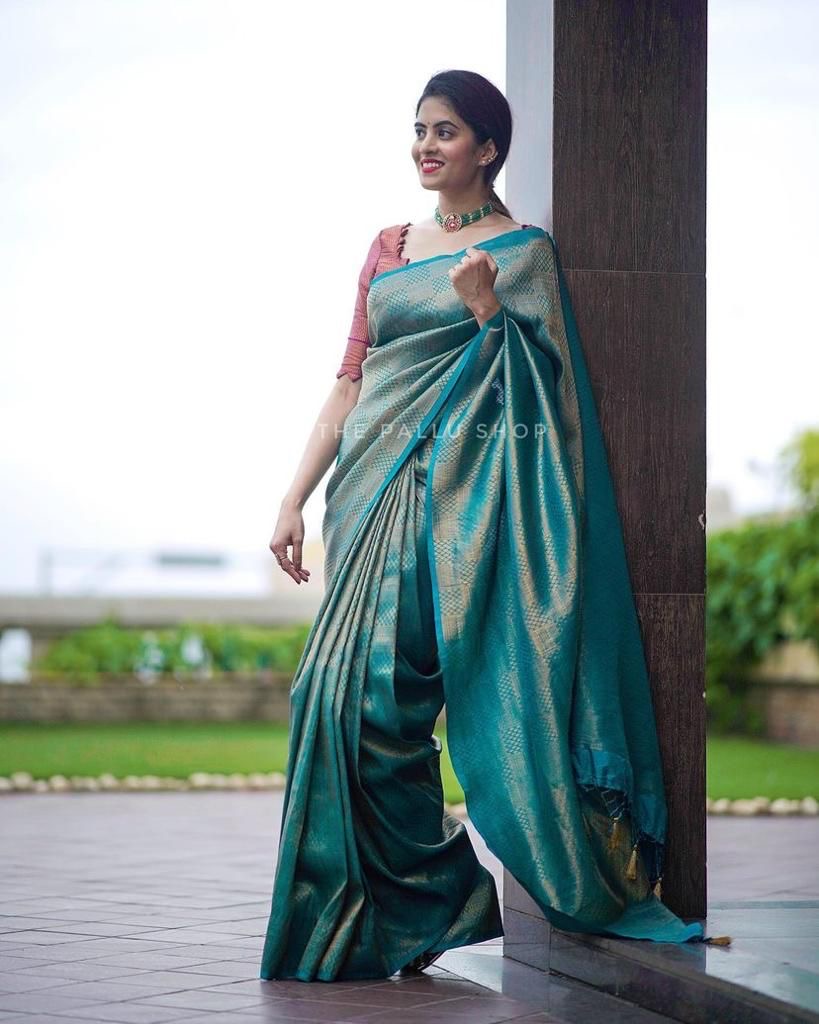 Festive silk saree