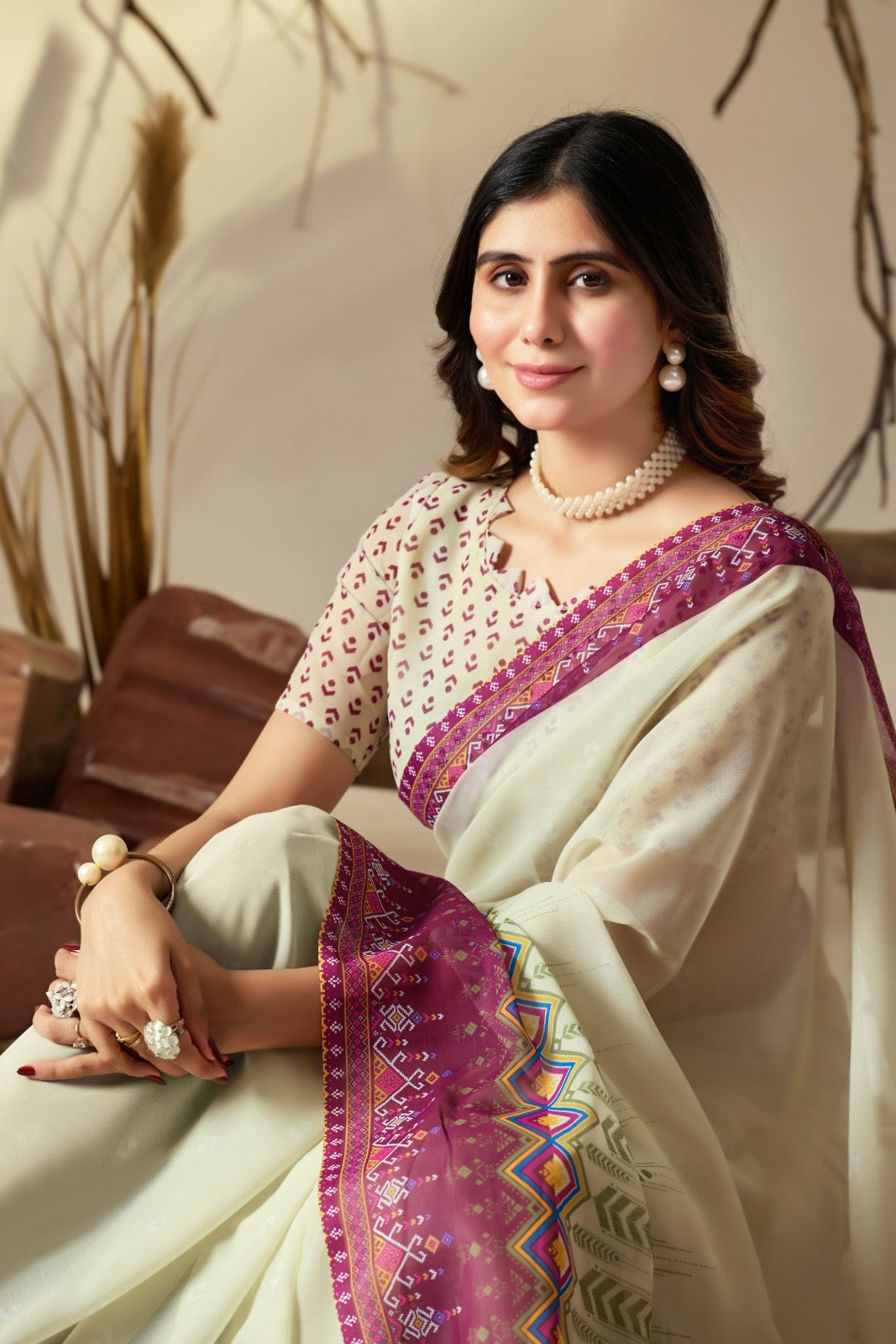 Georgette saree