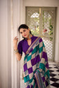 Woven whispers of royalty, wrapped in Chanderi charm 🍂