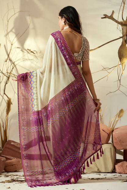 Georgette saree