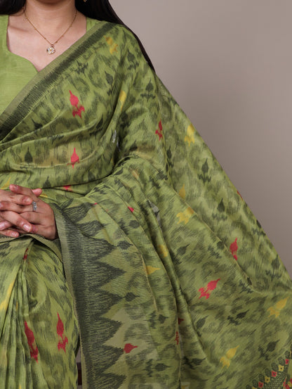 Soft Poly Cotton printed saree
