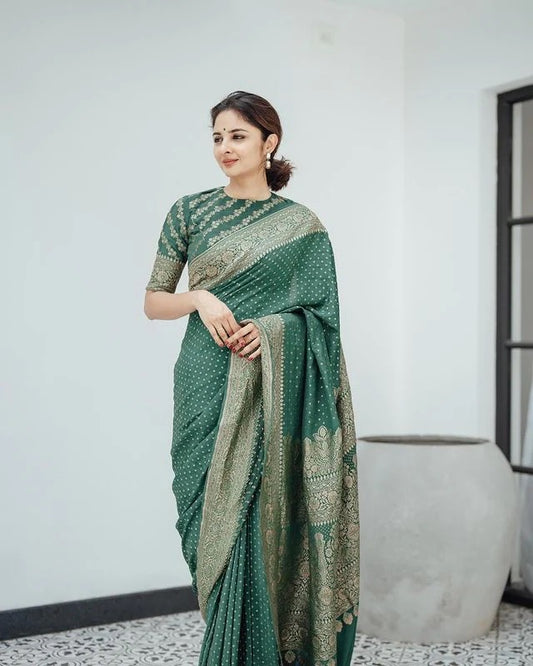 Jacquard Banarasi Silk Saree