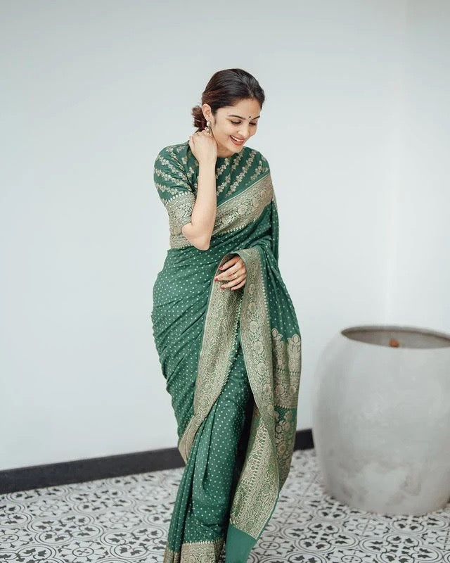 Jacquard Banarasi Silk Saree