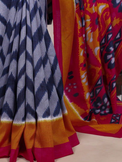 Zigzag weaves, tasar silk, and a drape that makes every moment elegant 🪸