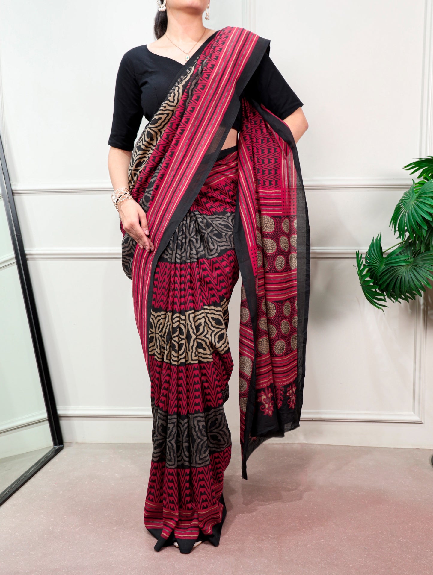 Ragini pure poly mul Cotton saree