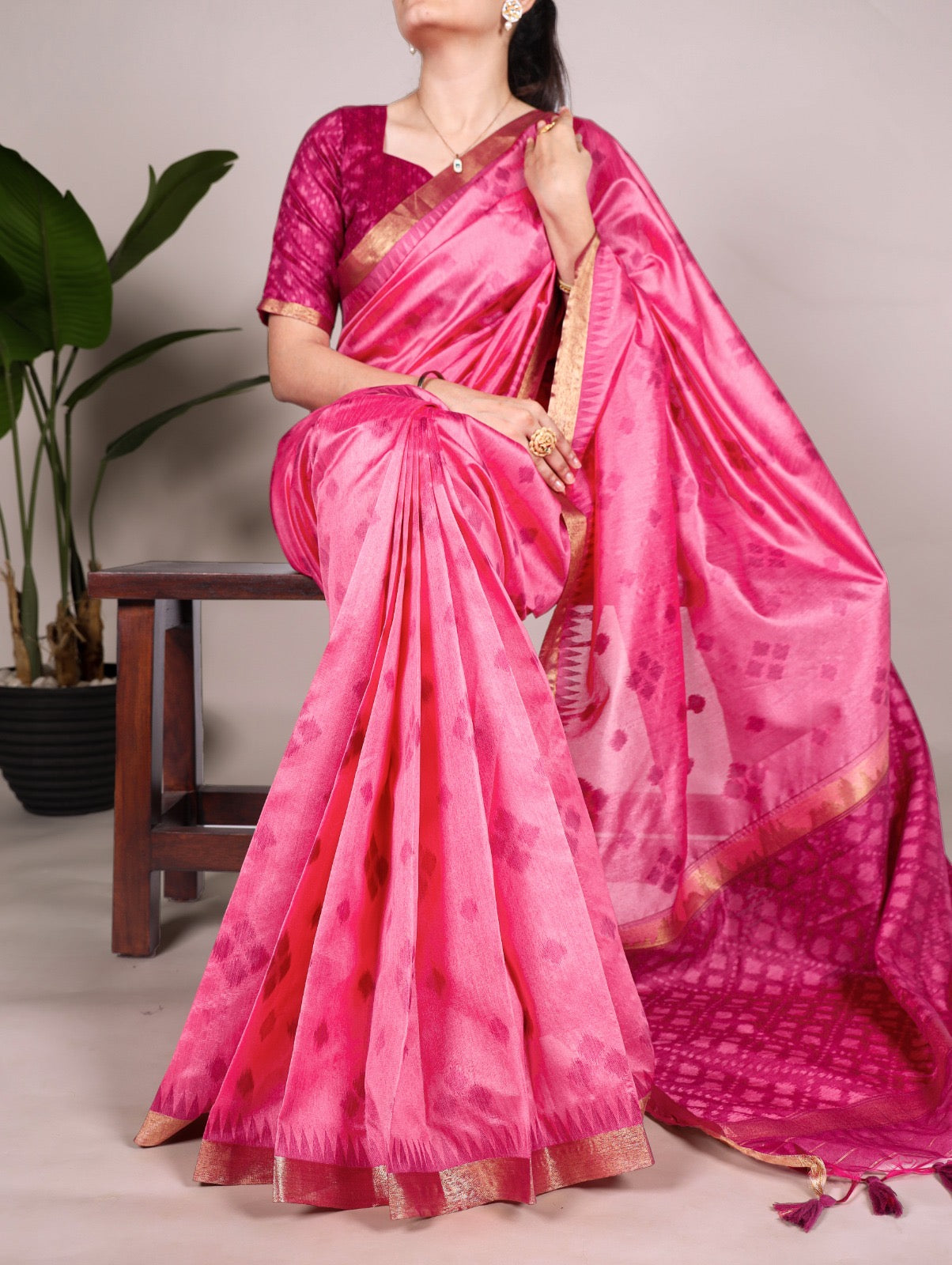 Jacquard Silk