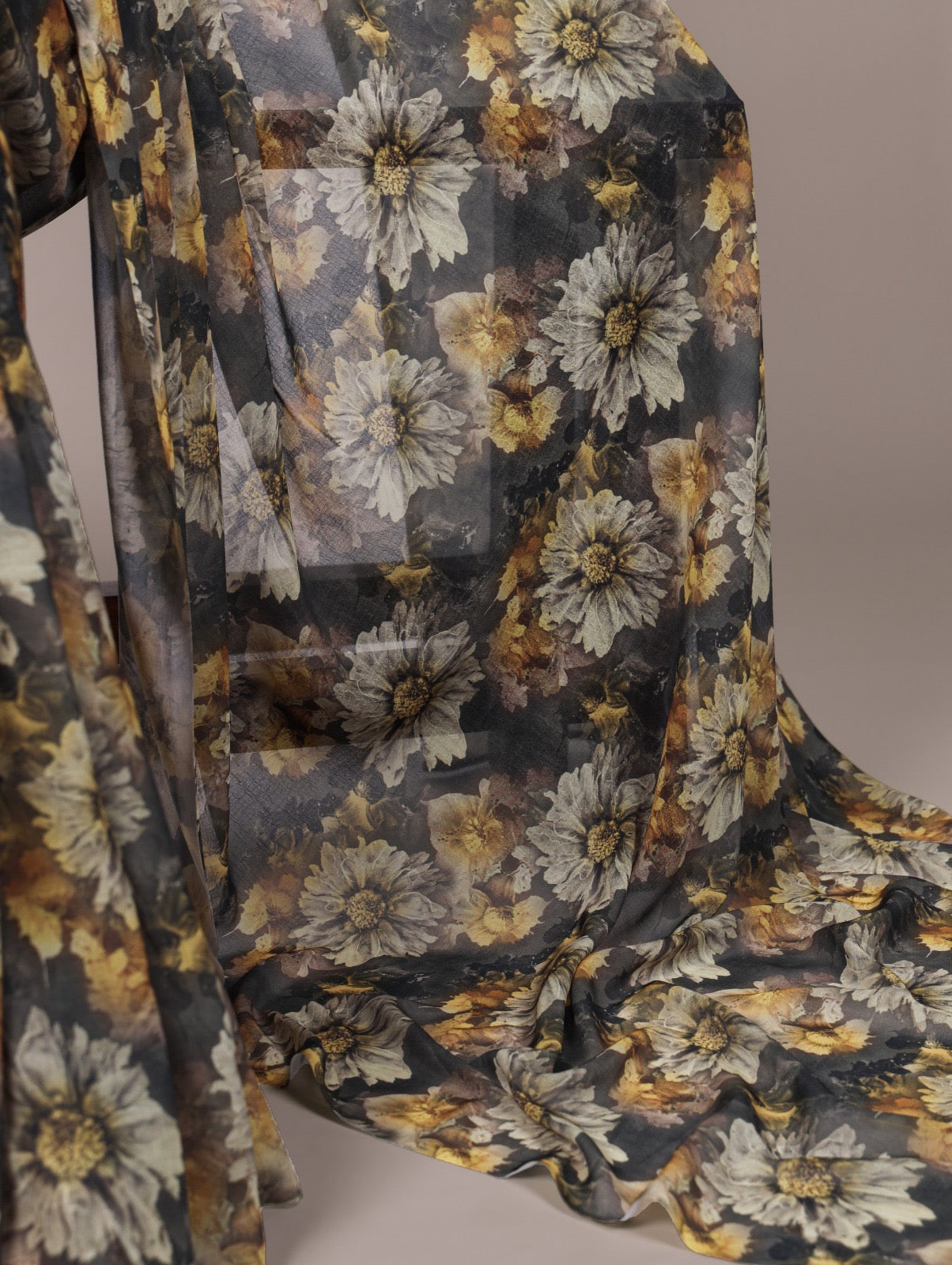 Breezy, beautiful, and bold — embrace the charm of floral prints on soft, weightless marble fabric.🍂