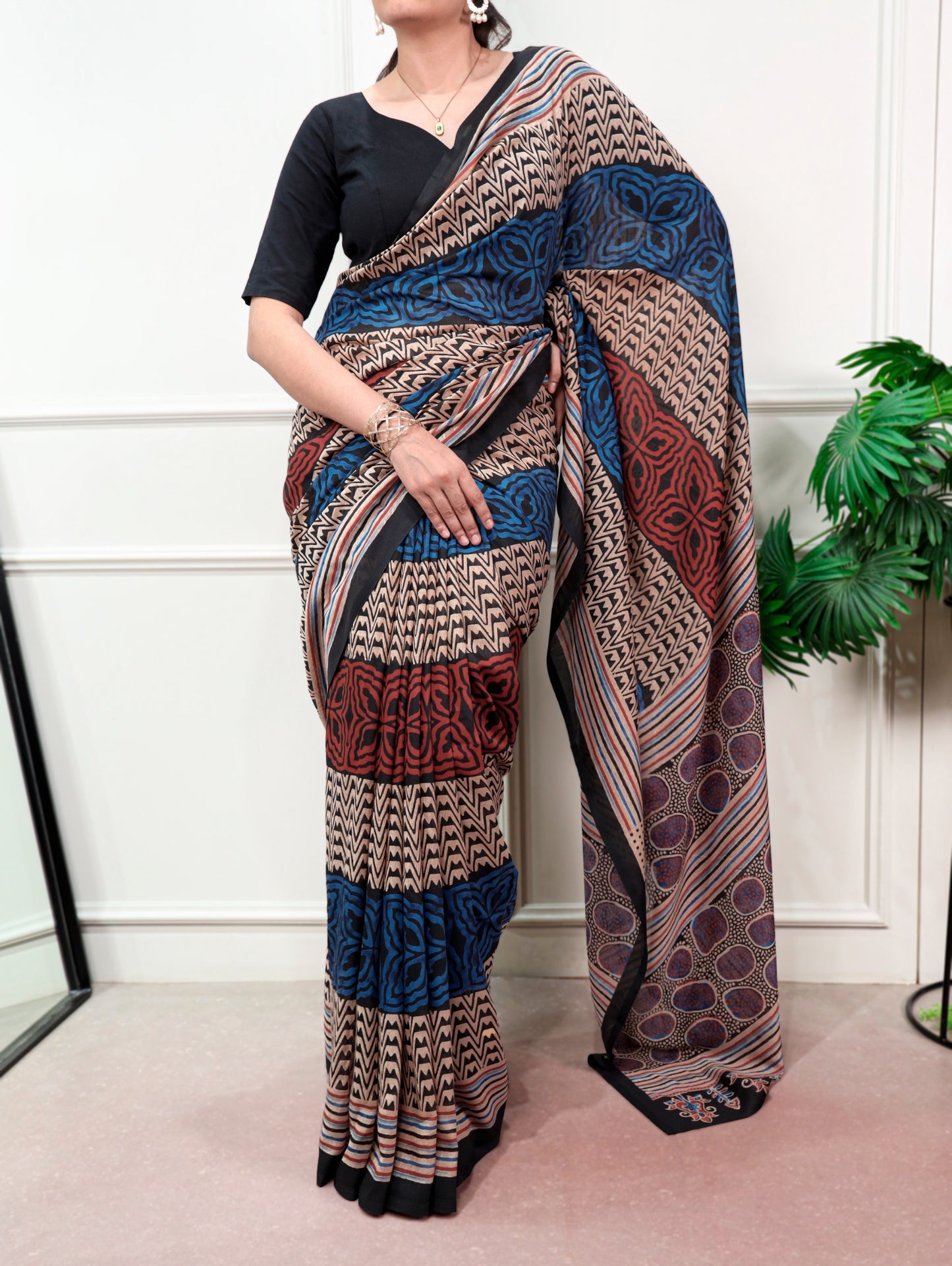 Ragini pure poly mul Cotton saree