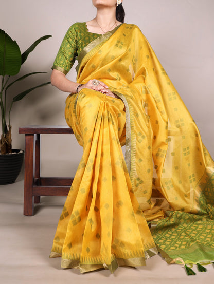 Jacquard Silk