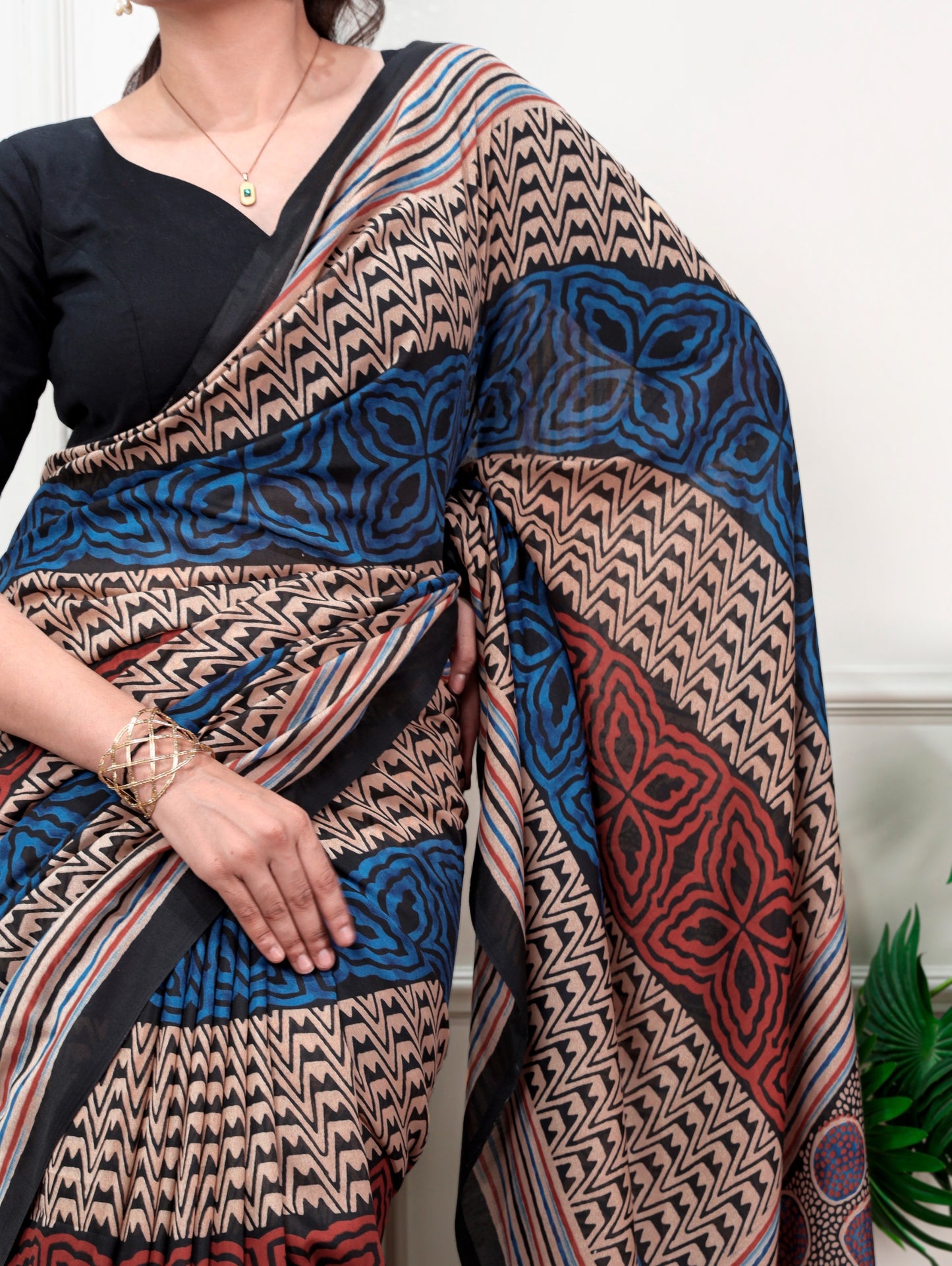 Ragini pure poly mul Cotton saree