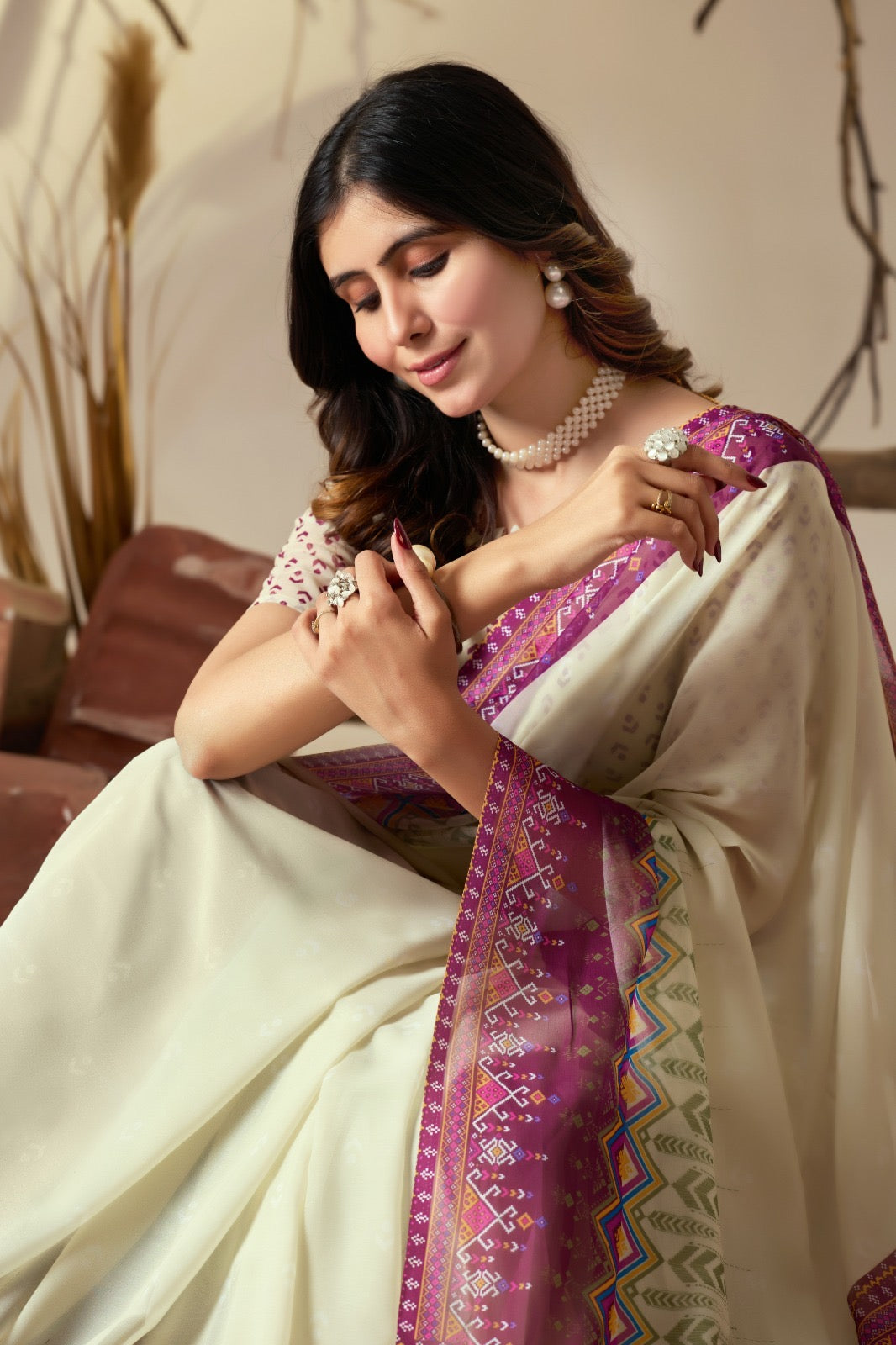 Georgette saree