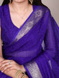This poly shimmer saree with exquisite weaving border is your perfect pick for festive vibes, evening parties, or special occasions 🪸