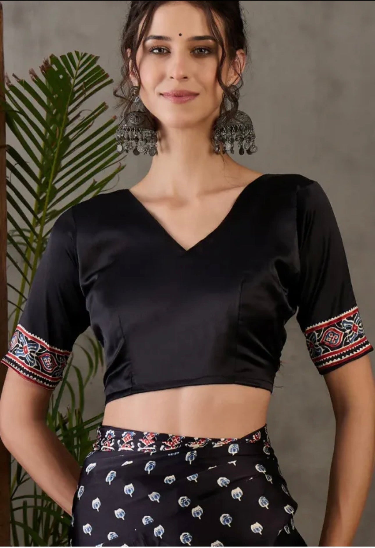 Designer Ajrakh Saree