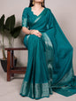 A saree that blends comfort with class, crafted from rich and fluid Chinon 🪷