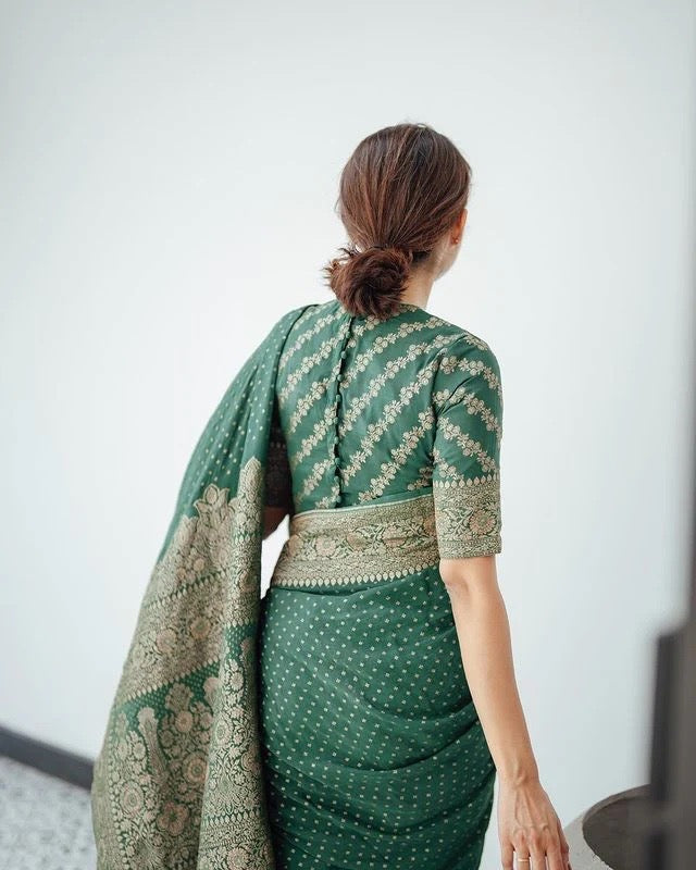 Jacquard Banarasi Silk Saree