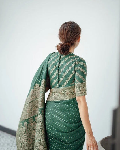 Jacquard Banarasi Silk Saree