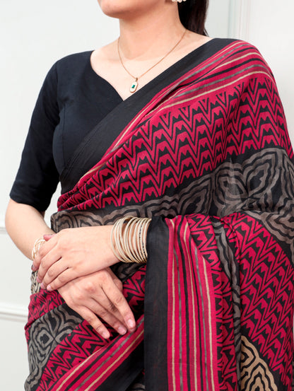 Ragini pure poly mul Cotton saree