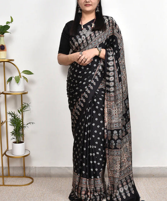 Timeless Beauty in Ajrakh Sarees