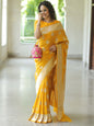Woven design blend banarasi saree