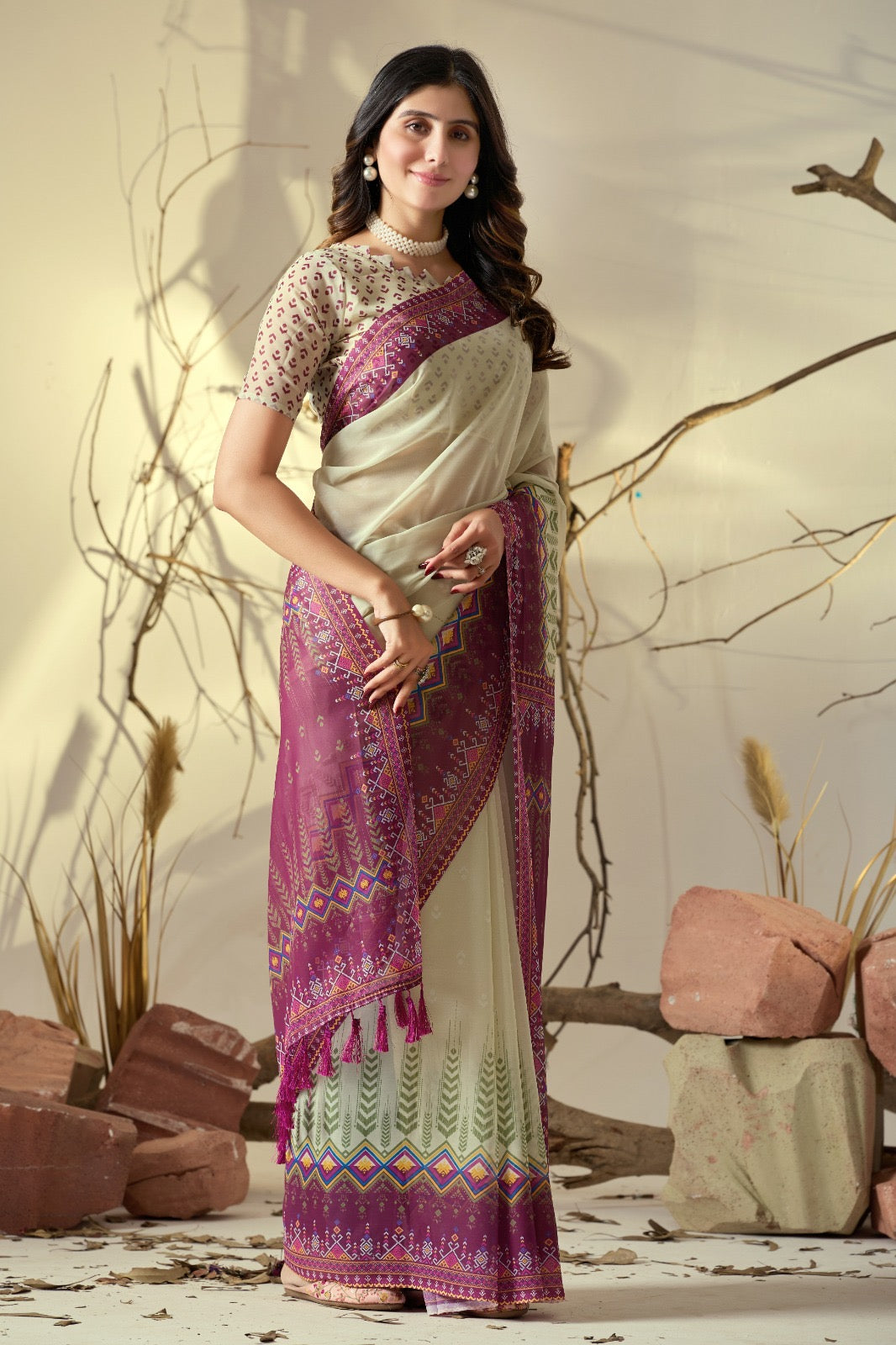 Georgette saree