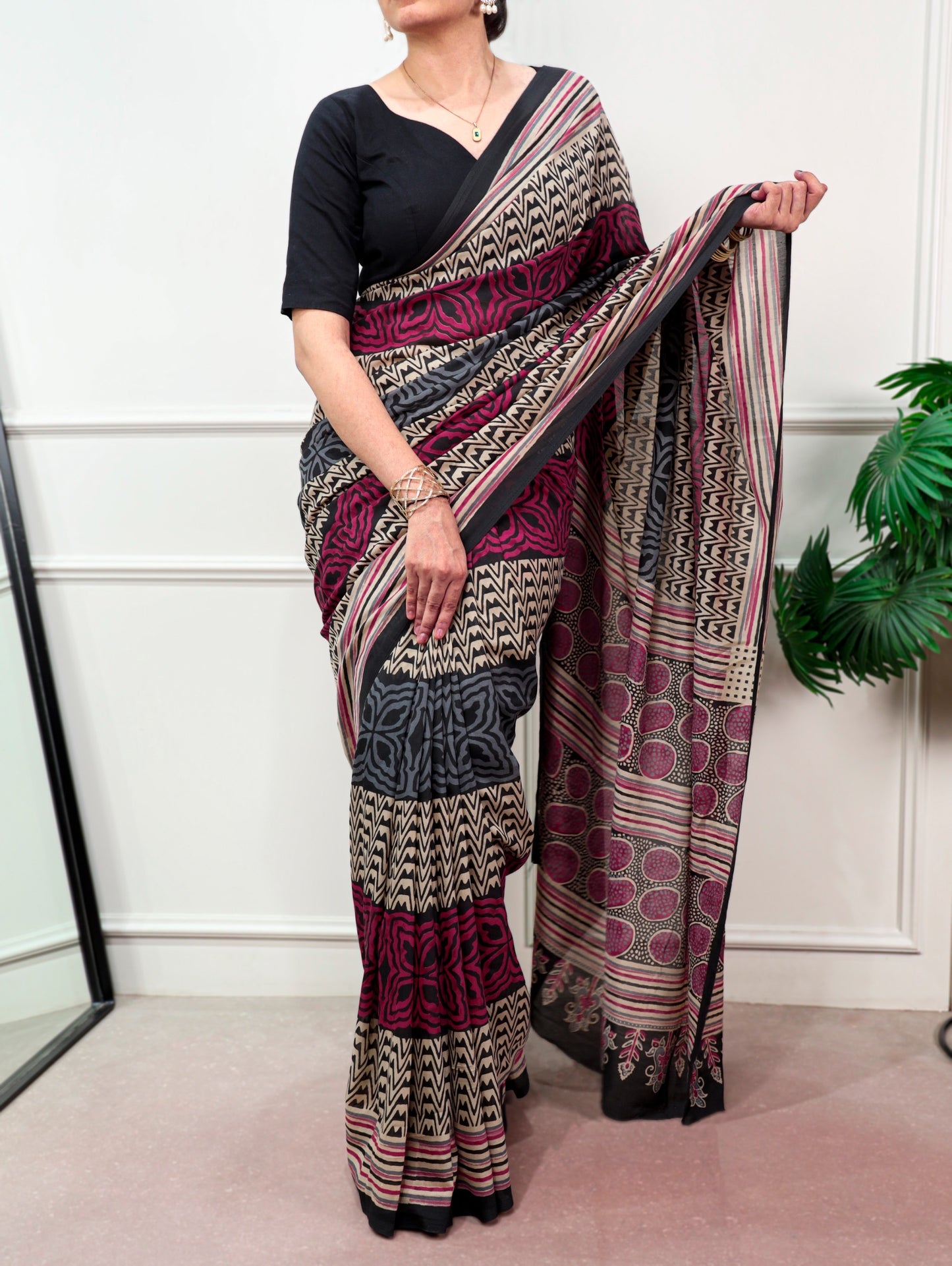 Ragini pure poly mul Cotton saree