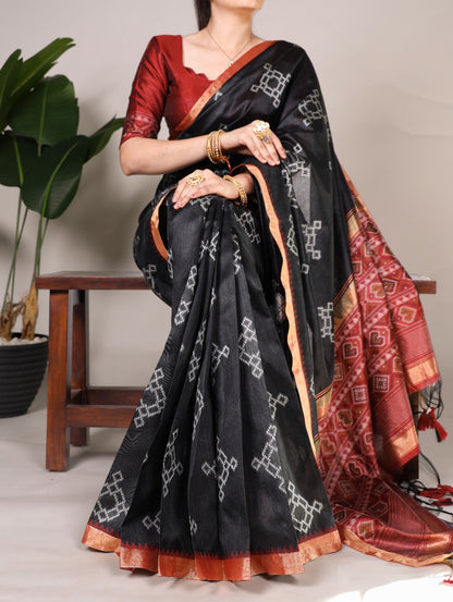 Jacquard Silk