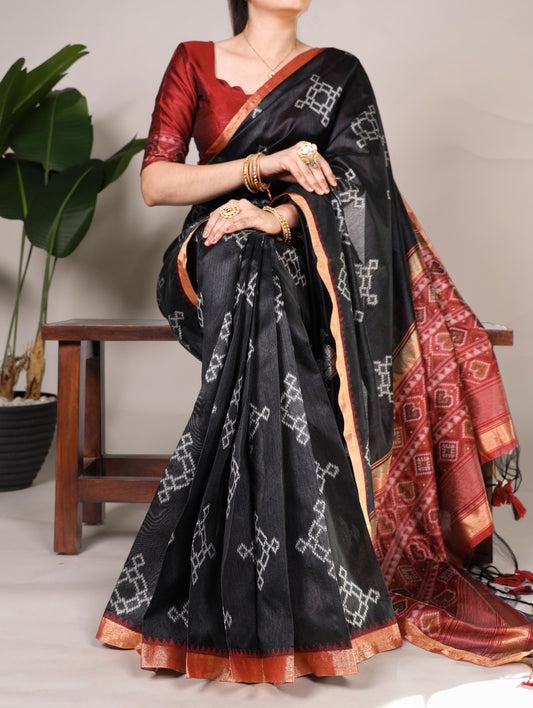 Jacquard Silk