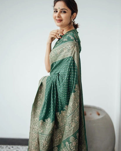 Jacquard Banarasi Silk Saree