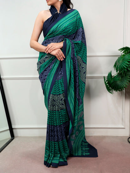 Ragini pure poly mul Cotton saree