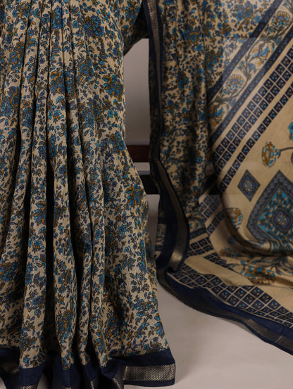 Where tradition meets comfort—this Chanderi cotton saree is all about lightweight luxury and lasting style ✨🍁