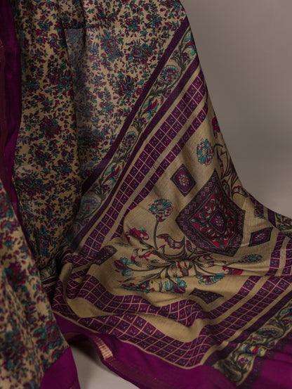 Where tradition meets comfort—this Chanderi cotton saree is all about lightweight luxury and lasting style ✨🍁