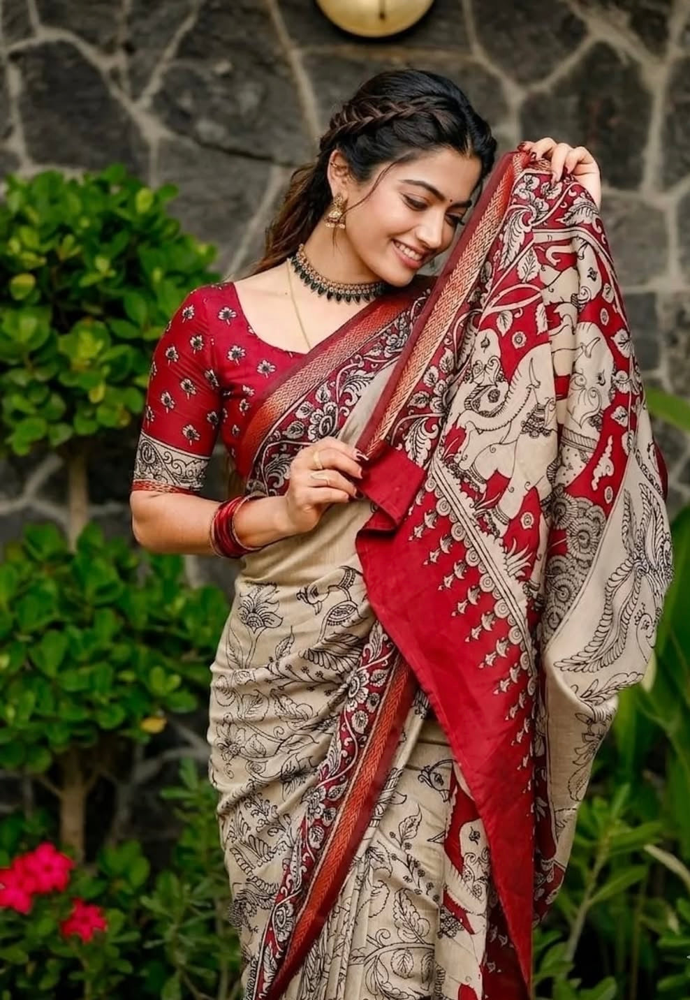 Heavy marshmallow blooming Designer Saree