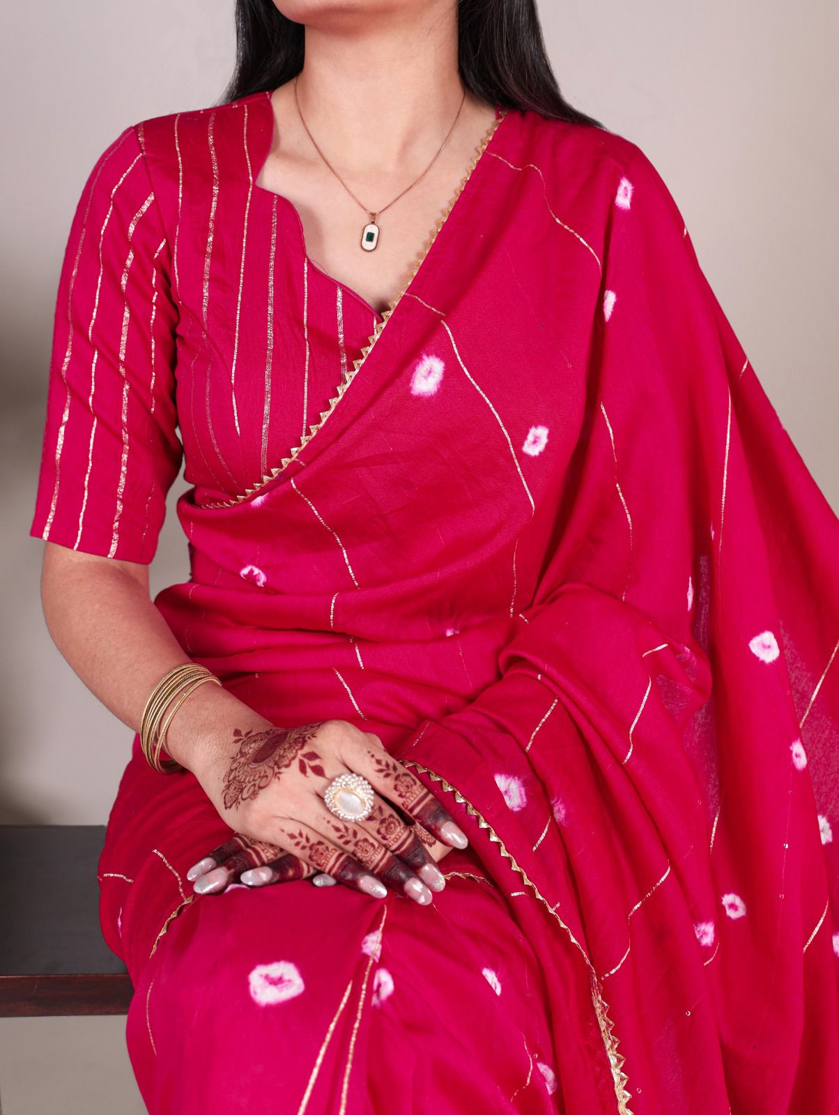 Viscose chanderi